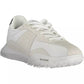 White Polyester Men Sneaker