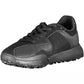 Black Polyester Men Sneaker