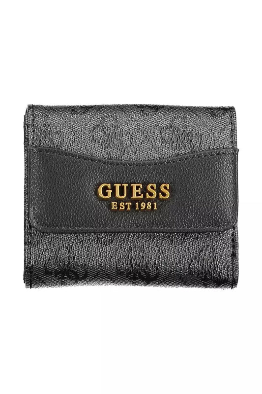 Black Polyethylene Women Wallet