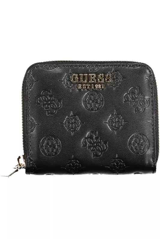 Black Polyethylene Women Wallet