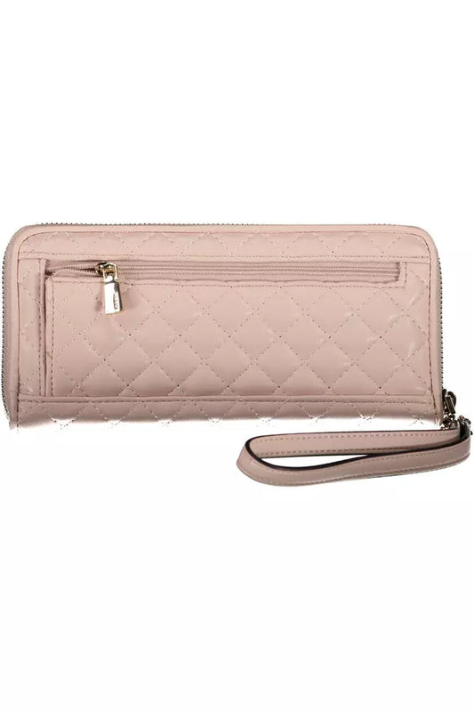 Pink Polyethylene Men Wallet