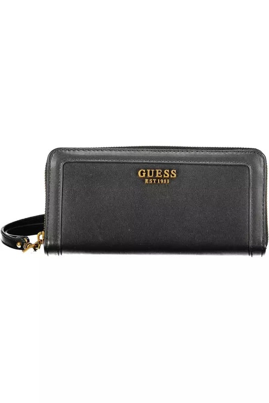 Black Polyethylene Women Wallet