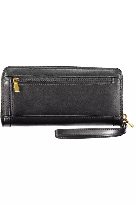 Black Polyethylene Women Wallet