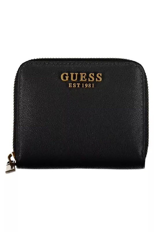 Black Polyethylene Women Wallet