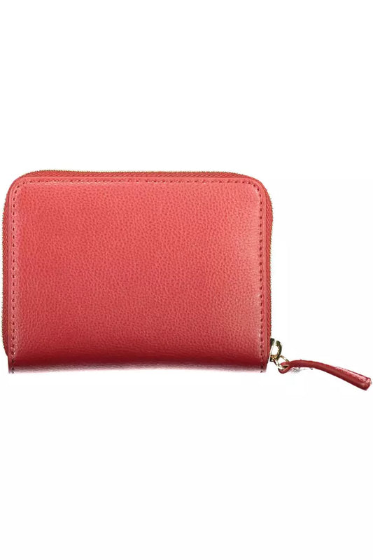Pink Polyester Women Wallet
