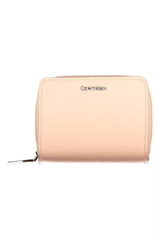 Pink Polyethylene Women Wallet