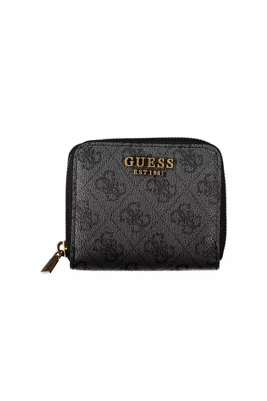 Black Polyethylene Women Wallet