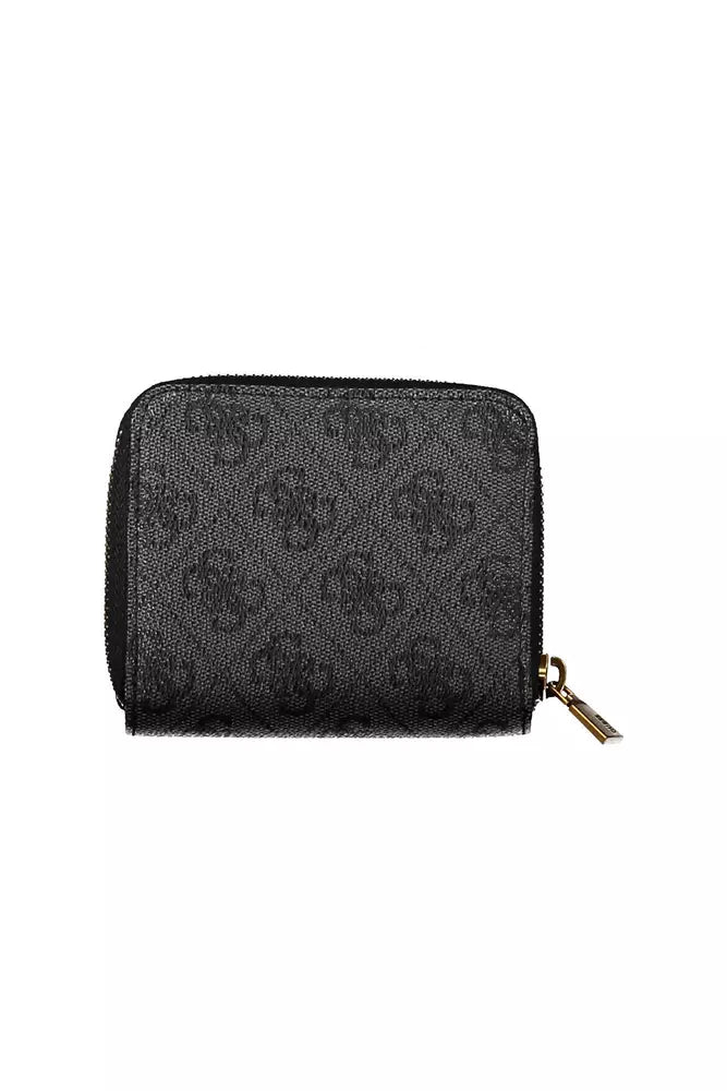 Black Polyethylene Women Wallet