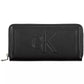 Black Polyethylene Women Wallet