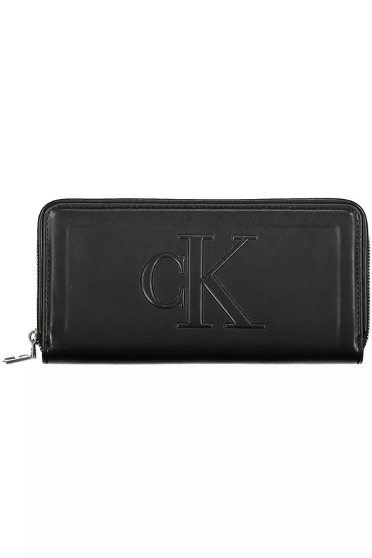 Black Polyethylene Women Wallet