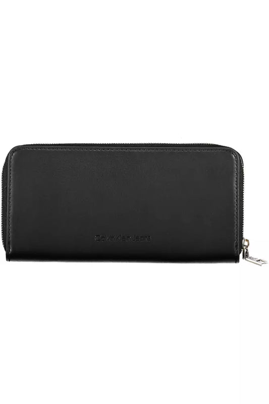 Black Polyethylene Women Wallet