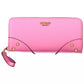 Pink Polyethylene Women Wallet