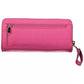 Pink Polyethylene Men Wallet