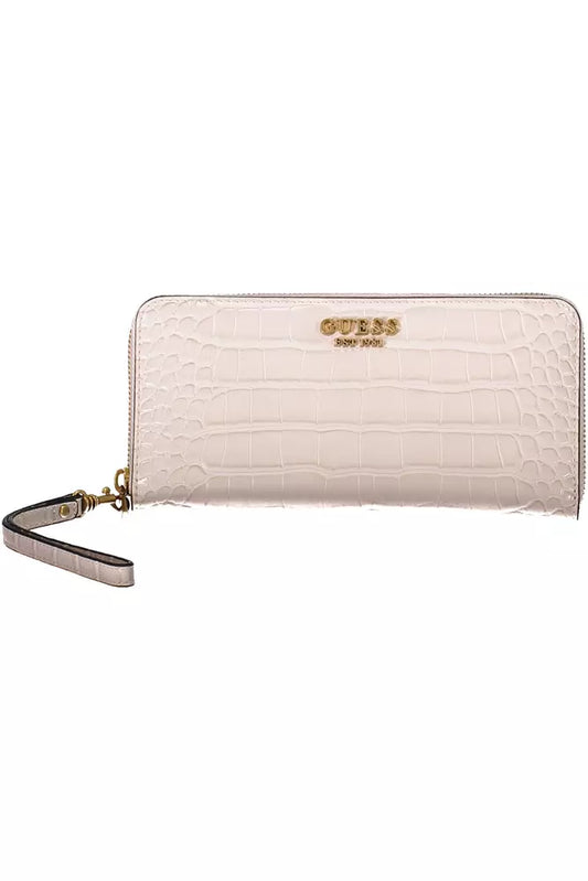 Pink Polyethylene Women Wallet