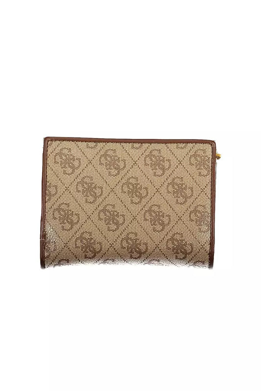 Beige Polyethylene Men Wallet