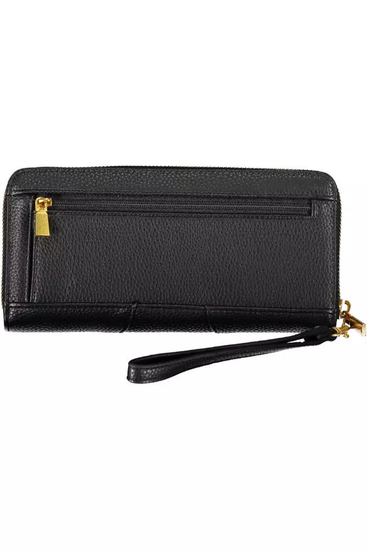 Black Polyethylene Women Wallet