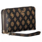 Brown Polyethylene Women Wallet