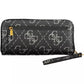 Black Polyethylene Women Wallet