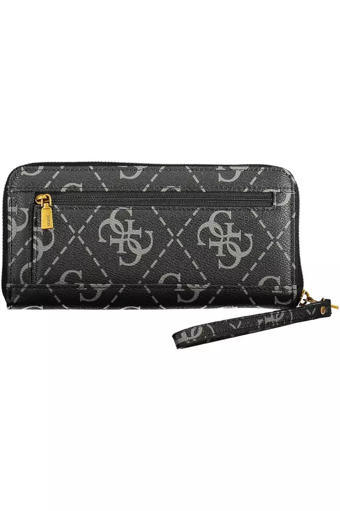 Black Polyethylene Women Wallet