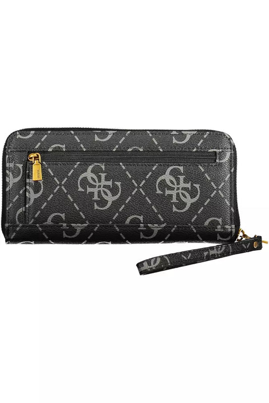 Black Polyethylene Women Wallet