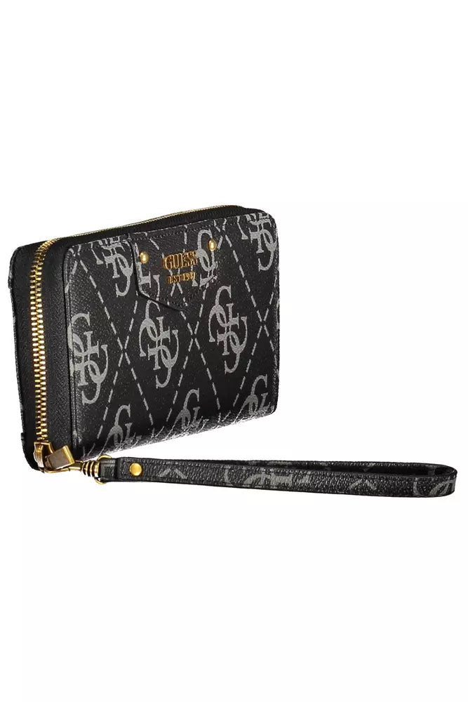 Black Polyethylene Women Wallet