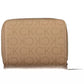 Beige Polyester Men Wallet