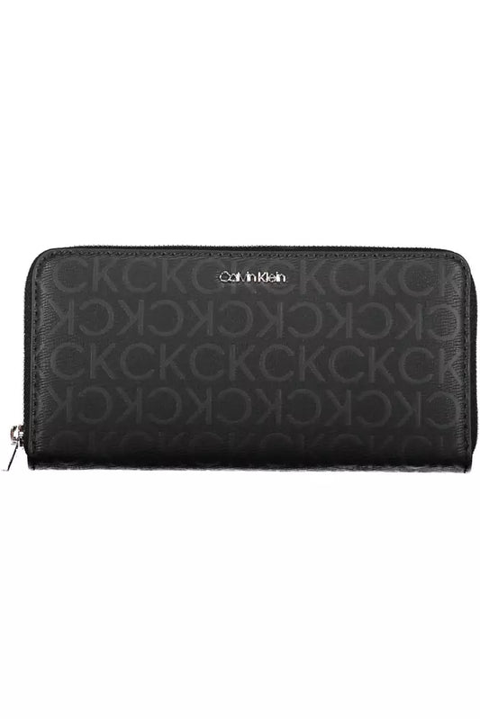 Black Polyester Men Wallet