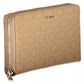 Beige Polyester Men Wallet