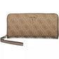 Beige Polyethylene Women Wallet