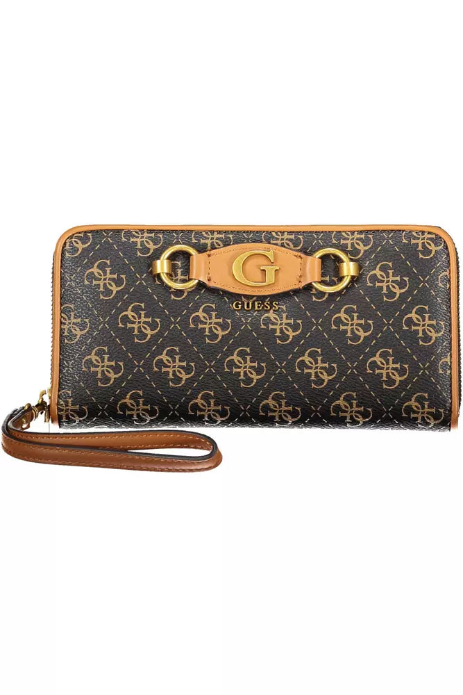 Brown Polyethylene Women Wallet