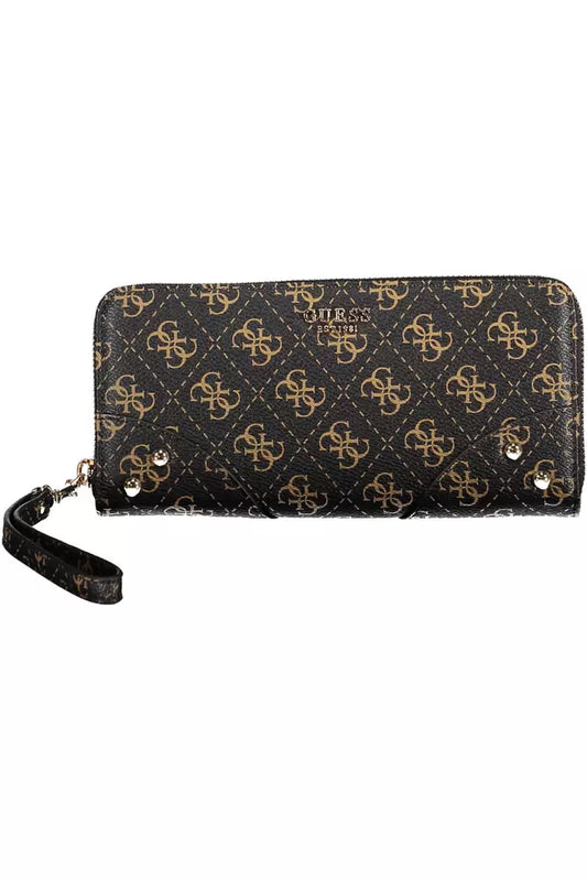Brown Polyethylene Men Wallet