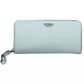 Light Blue Polyethylene Women Wallet
