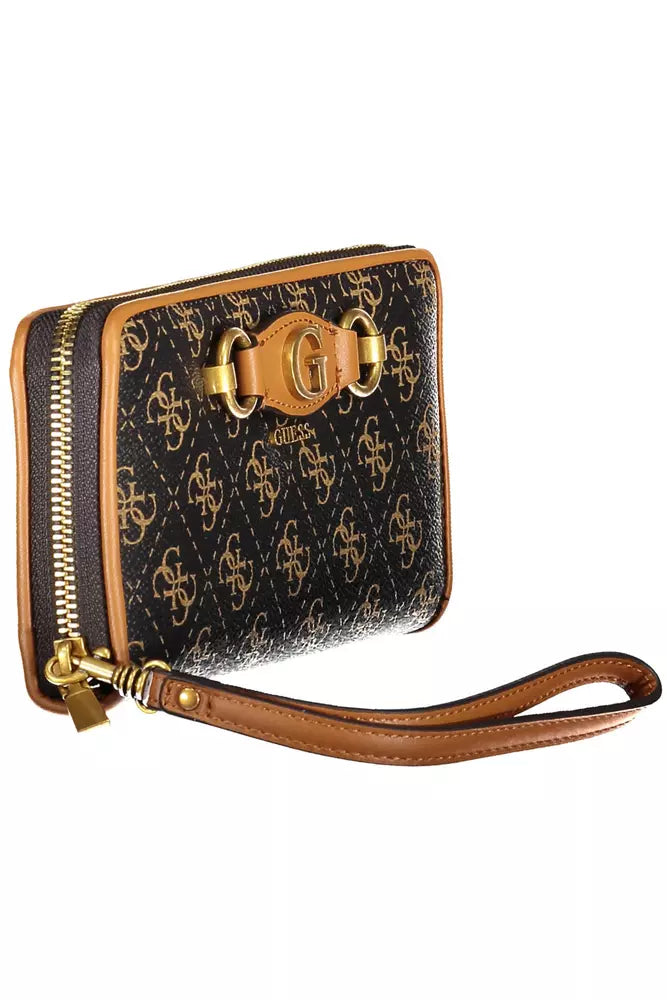Brown Polyethylene Women Wallet