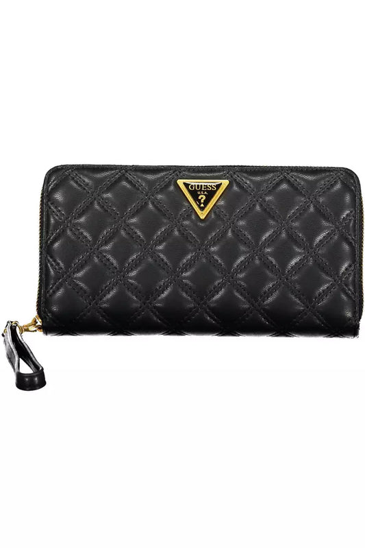 Black Polyethylene Women Wallet