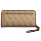Beige Polyethylene Men Wallet