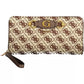 Brown Polyester Men Wallet