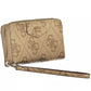 Beige Polyethylene Women Wallet