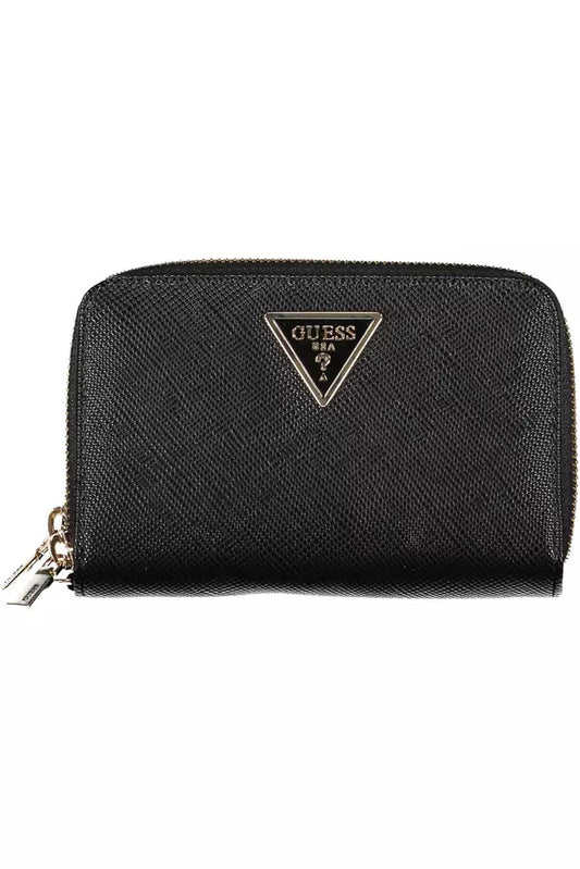 Black Polyethylene Women Wallet