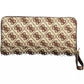 Brown Polyester Men Wallet