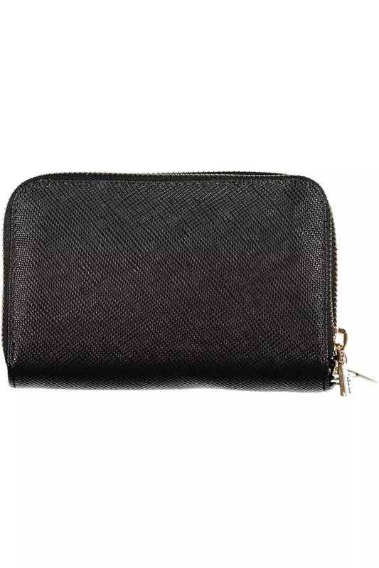 Black Polyethylene Women Wallet
