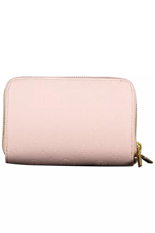 Pink Polyethylene Women Wallet