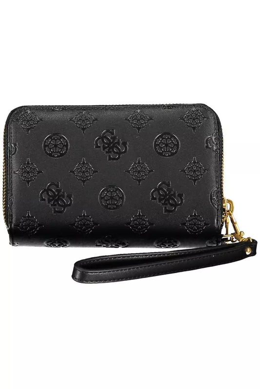 Black Polyethylene Women Wallet