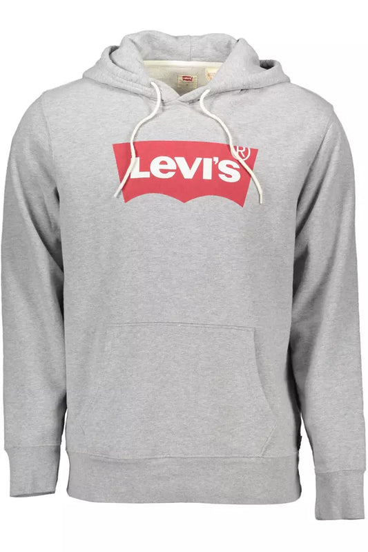 Gray Cotton Men Sweater