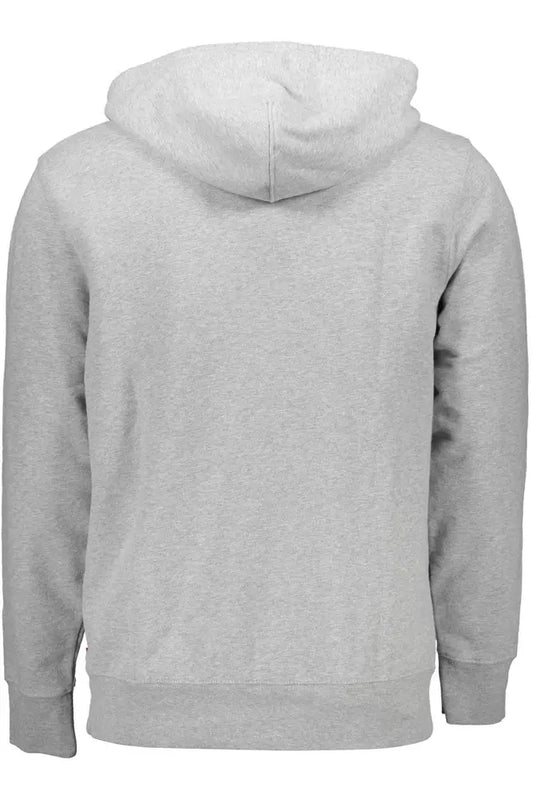 Gray Cotton Men Sweater