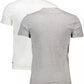 White Cotton Men T-Shirt
