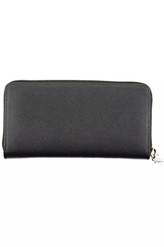 Black Polyethylene Women Wallet