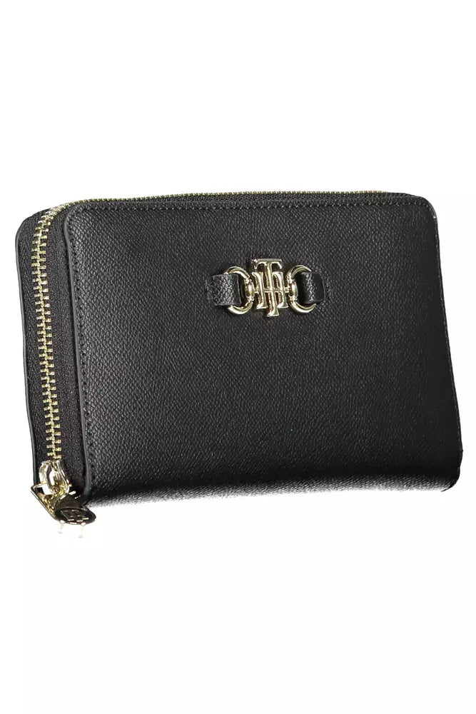 Black Polyethylene Women Wallet