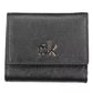 Black Polyvinylchloride Women Wallet
