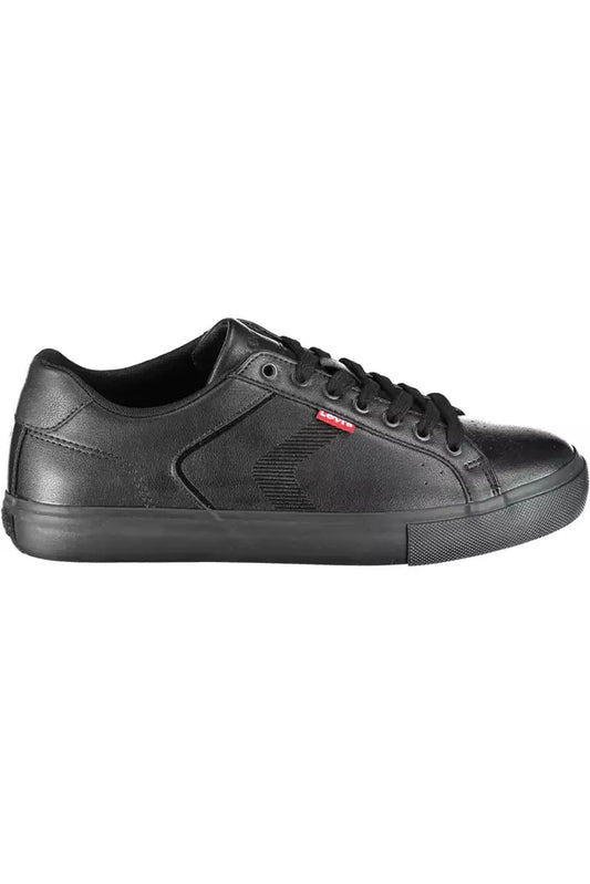 Black Polyethylene Men Sneaker