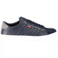 Blue Polyethylene Men Sneaker